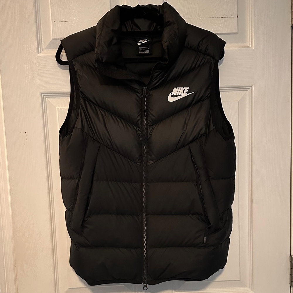 Nike Black Quilted Vest
